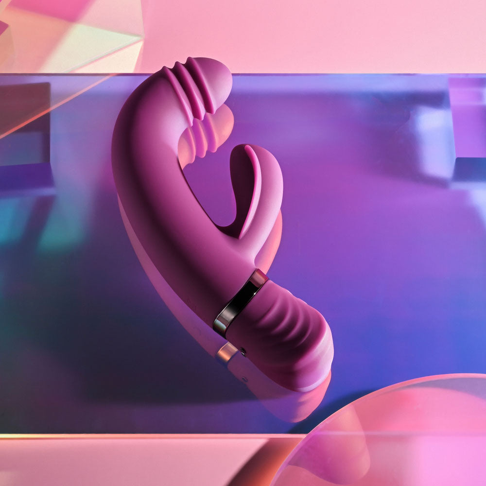 Playboy Pleasure TAP THAT -  16.5 cm USB Rechargebale Rabbit Vibrator