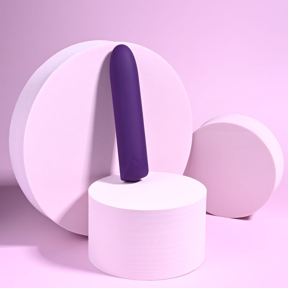 Playboy Pleasure ONE & ONLY -  12 cm USB Rechargeable Bullet