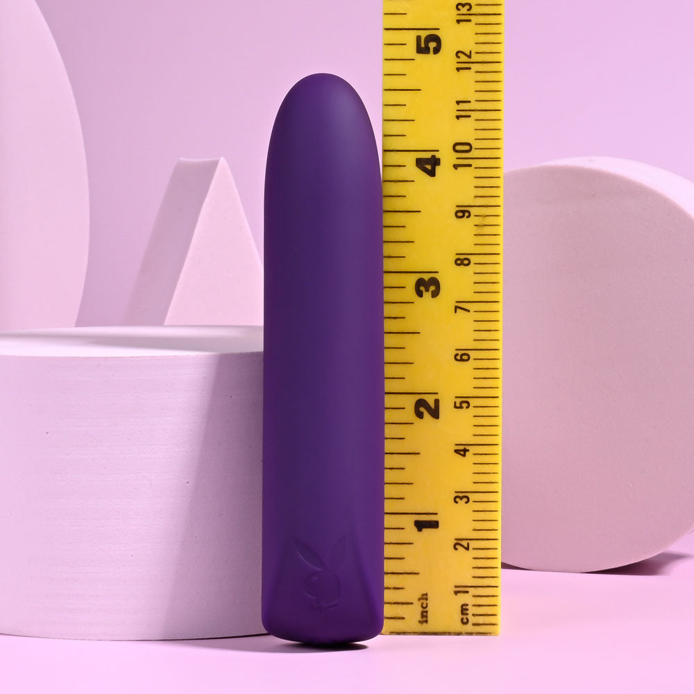 Playboy Pleasure ONE & ONLY -  12 cm USB Rechargeable Bullet