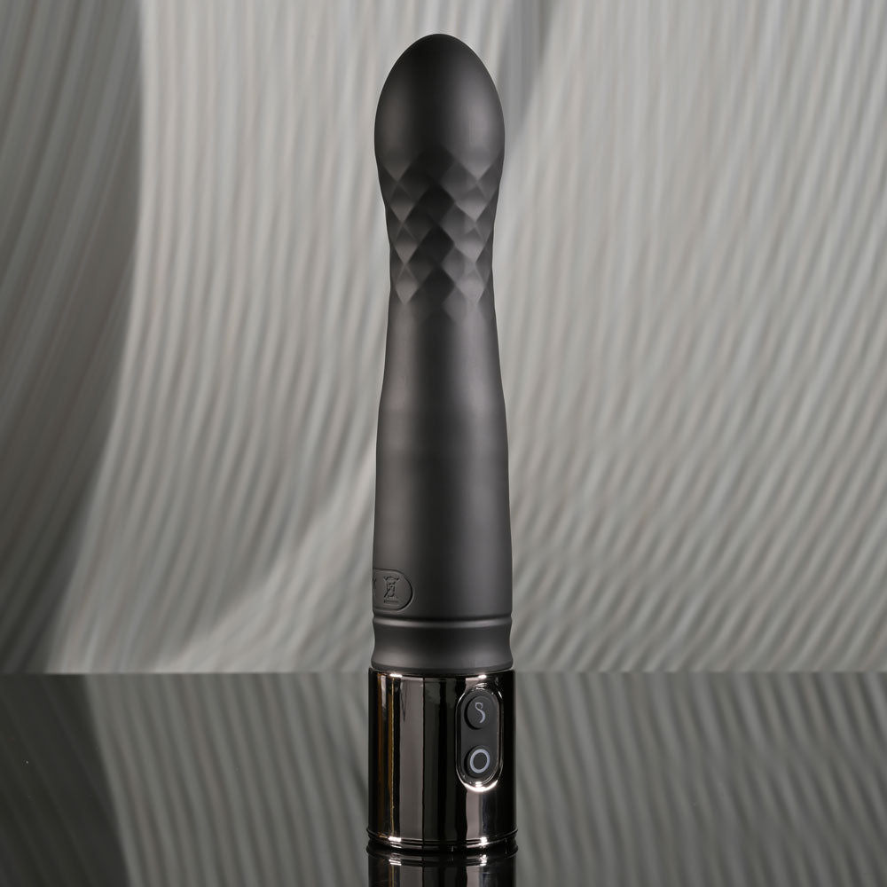 Playboy Pleasure PLEASURE ZONE -  21.4 cm Rechargeable Vibrator with USB Charging Dock