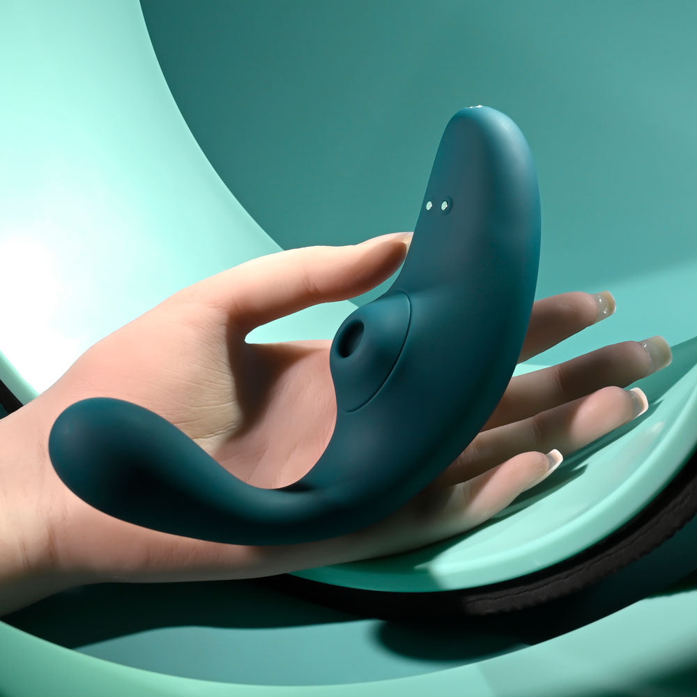 Playboy Pleasure CHARMER -  USB Rechargeable Vibrator with Clitoral Suction