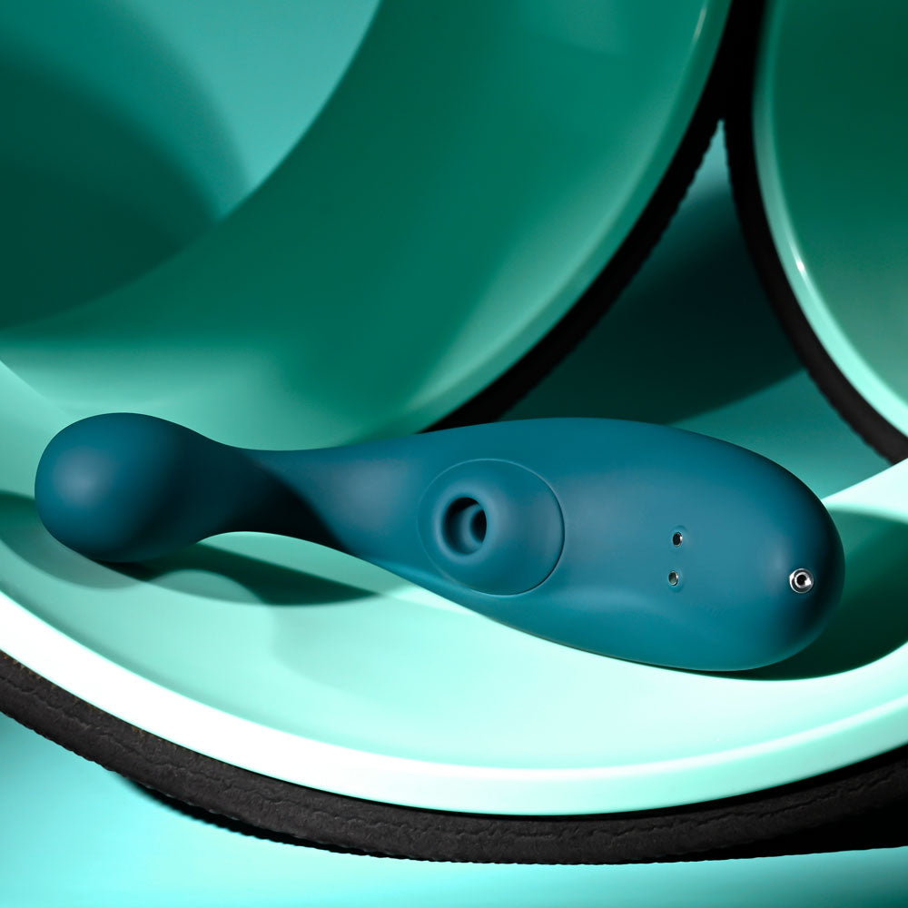 Playboy Pleasure CHARMER -  USB Rechargeable Vibrator with Clitoral Suction