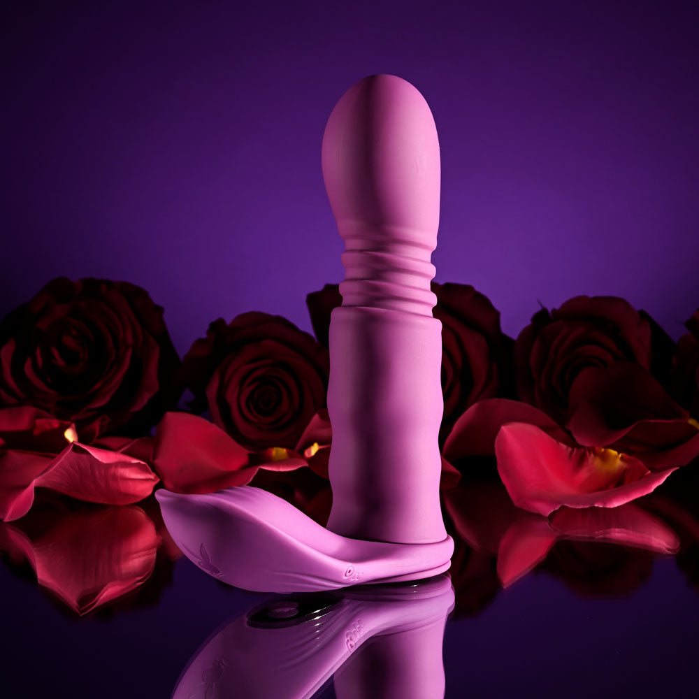 Playboy Pleasure MATCH PLAY -  USB Rechargeable with C-Ring Attachment