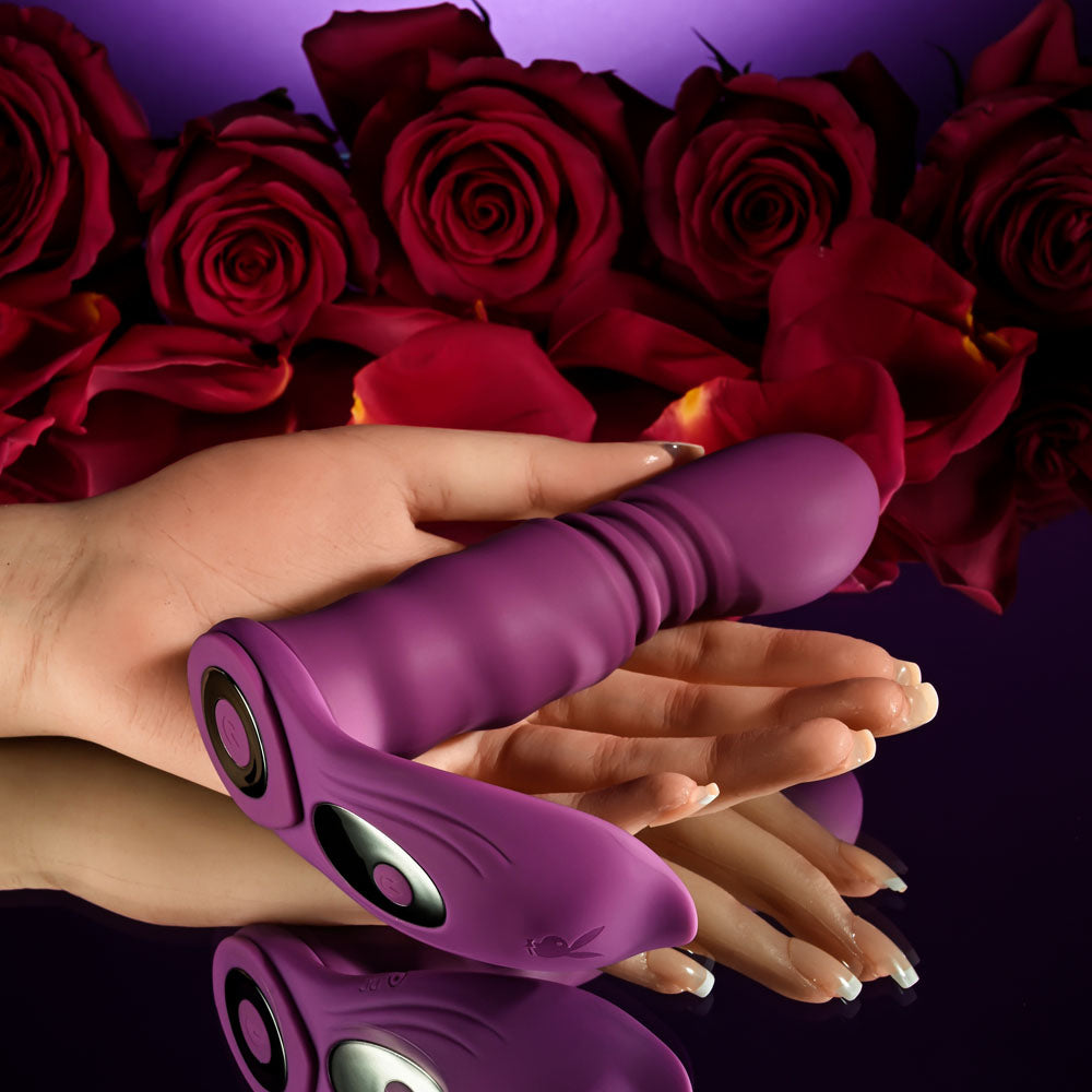 Playboy Pleasure MATCH PLAY -  USB Rechargeable with C-Ring Attachment