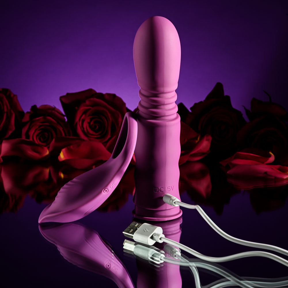 Playboy Pleasure MATCH PLAY -  USB Rechargeable with C-Ring Attachment