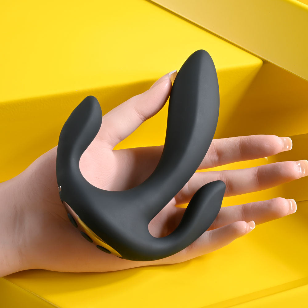 Playboy Pleasure TRIPLE THREAT -  USB Rechargeable Triple Probe Vibrator