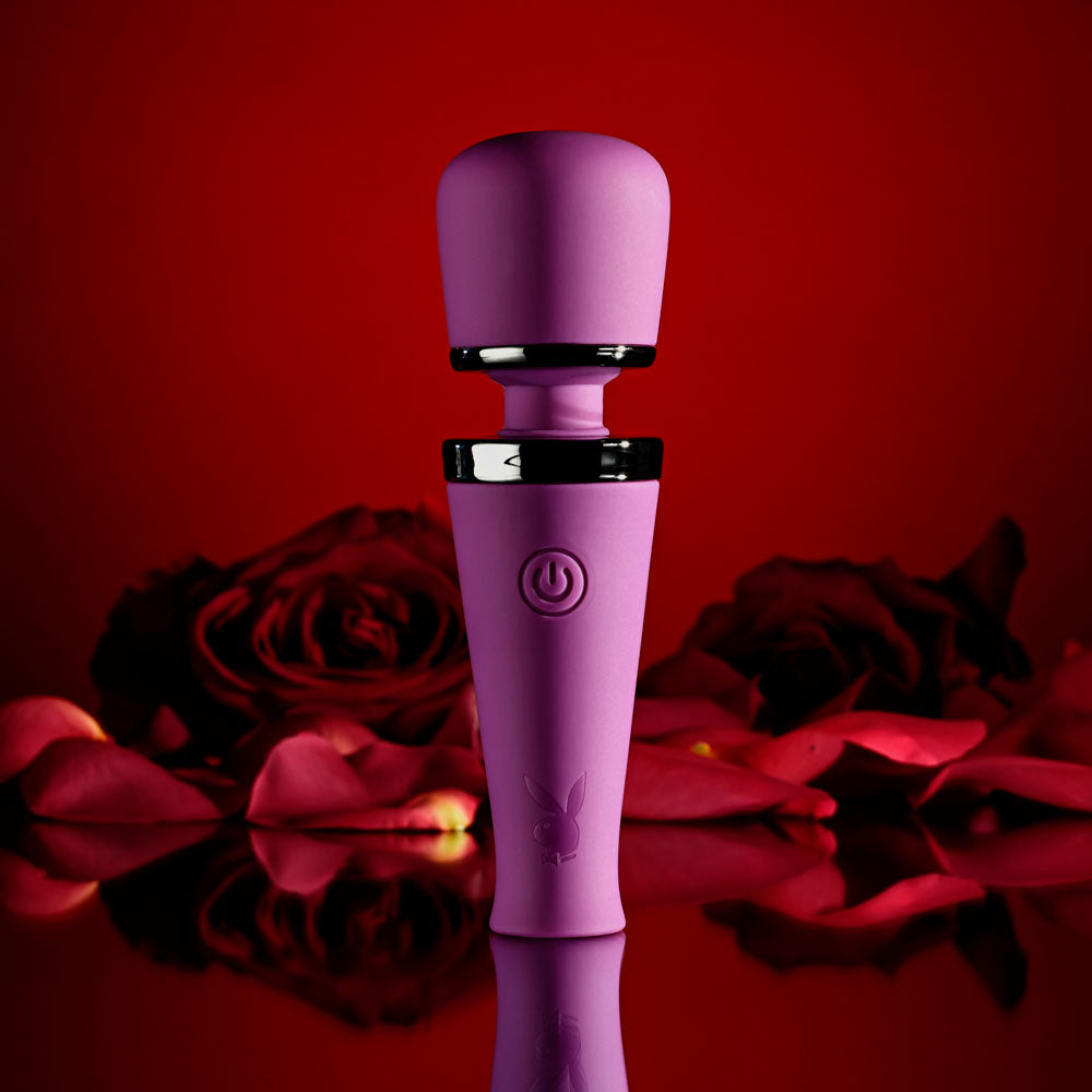 Playboy Pleasure MIC DROP -  11.4 cm USB Rechargeable Vibrating Mini Massage Wand