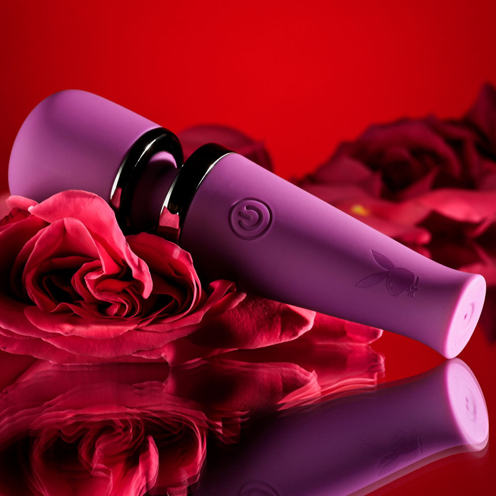 Playboy Pleasure MIC DROP -  11.4 cm USB Rechargeable Vibrating Mini Massage Wand