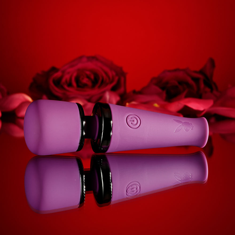 Playboy Pleasure MIC DROP -  11.4 cm USB Rechargeable Vibrating Mini Massage Wand
