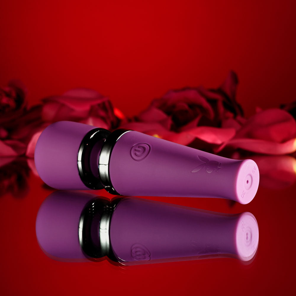 Playboy Pleasure MIC DROP -  11.4 cm USB Rechargeable Vibrating Mini Massage Wand