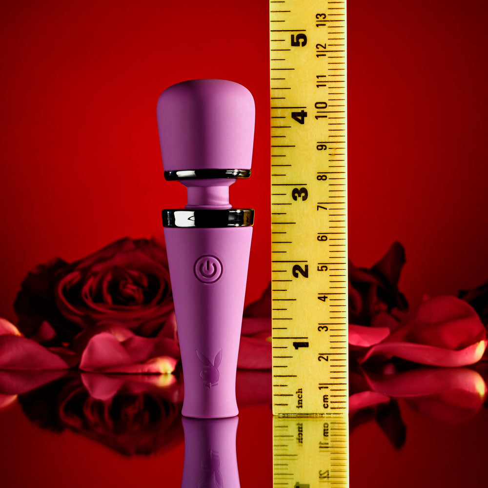Playboy Pleasure MIC DROP -  11.4 cm USB Rechargeable Vibrating Mini Massage Wand