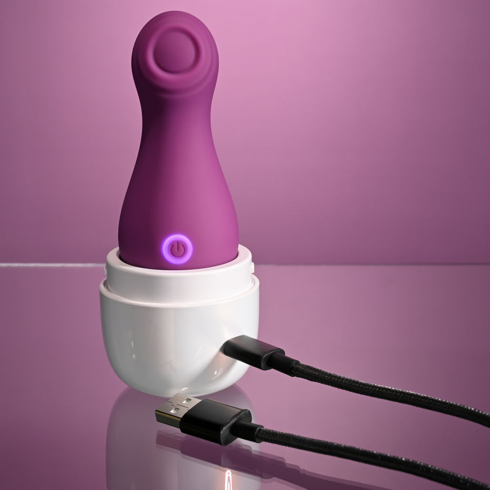 Playboy Pleasure THE JET SET - TAPPING -  10.2 cm Tapping Stimulator with Charging Case