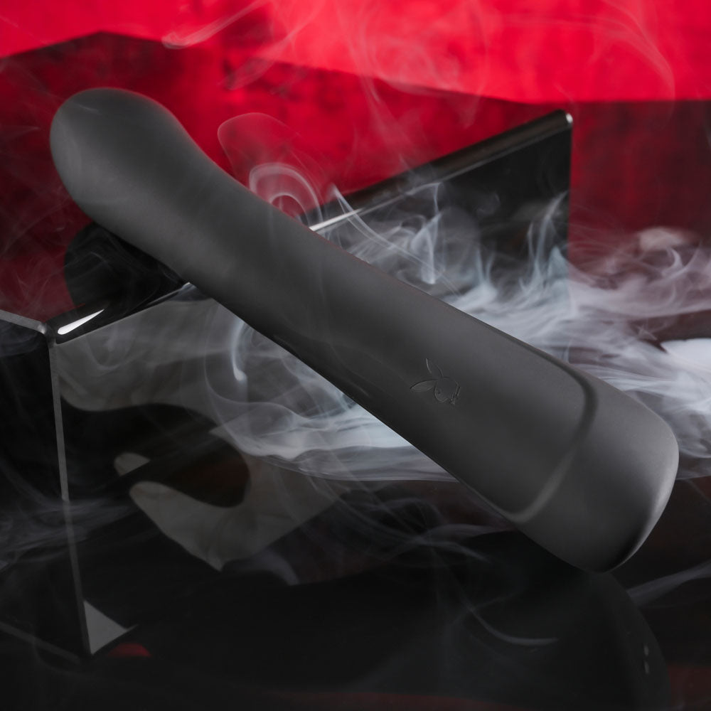 Playboy Pleasure THATS THE SPOT -  23.3 cm USB Rechargeable Rabbit Vibrator with G-Spot Tapper