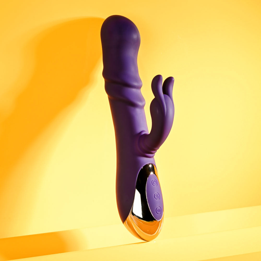 Playboy Pleasure BUNNY PUNCH -  24.4 cm USB Rechargeable Twirling Rabbit Vibrator