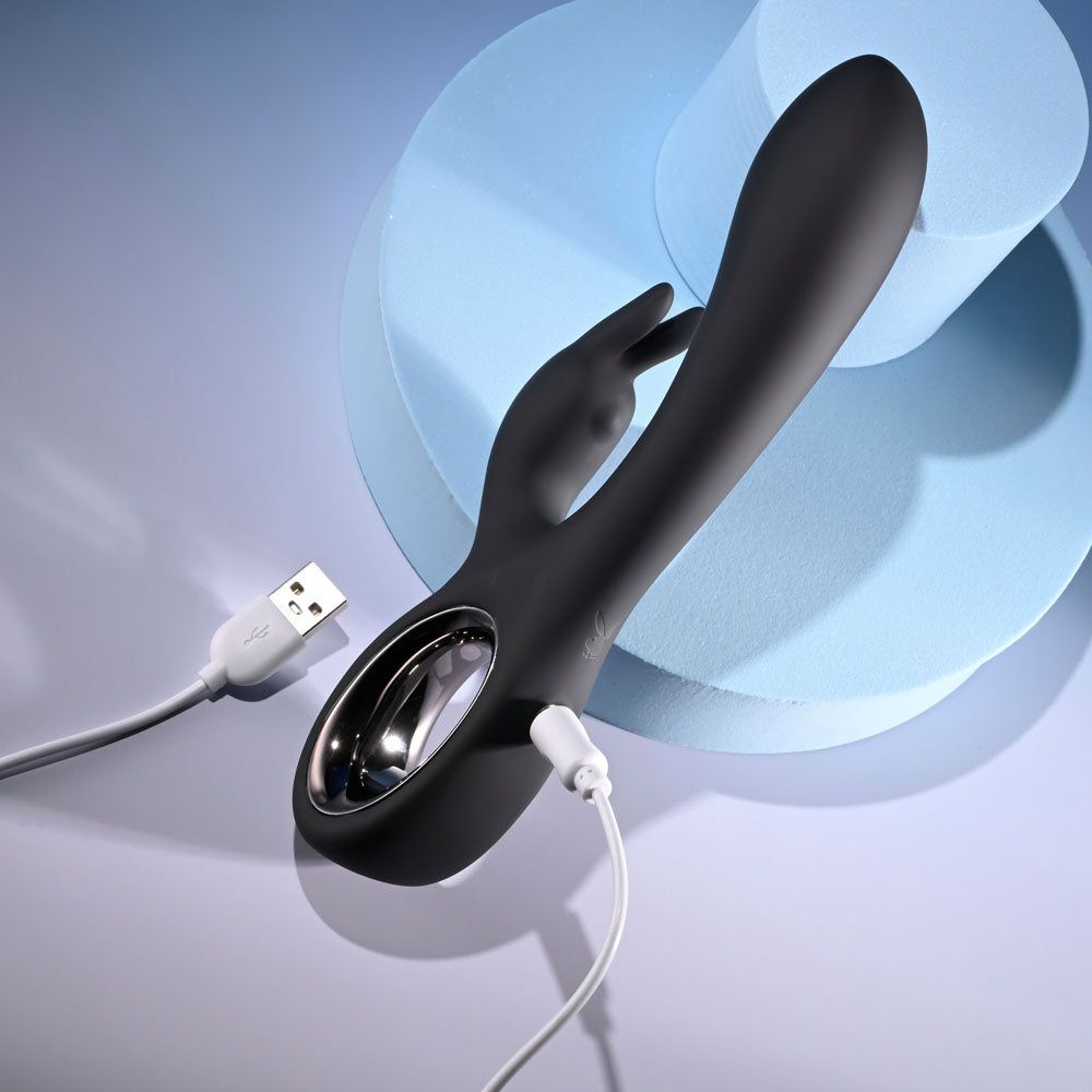 Playboy Pleasure LATE NIGHT BUNNY -  20 cm USB Rechargeable Rabbit Vibrator