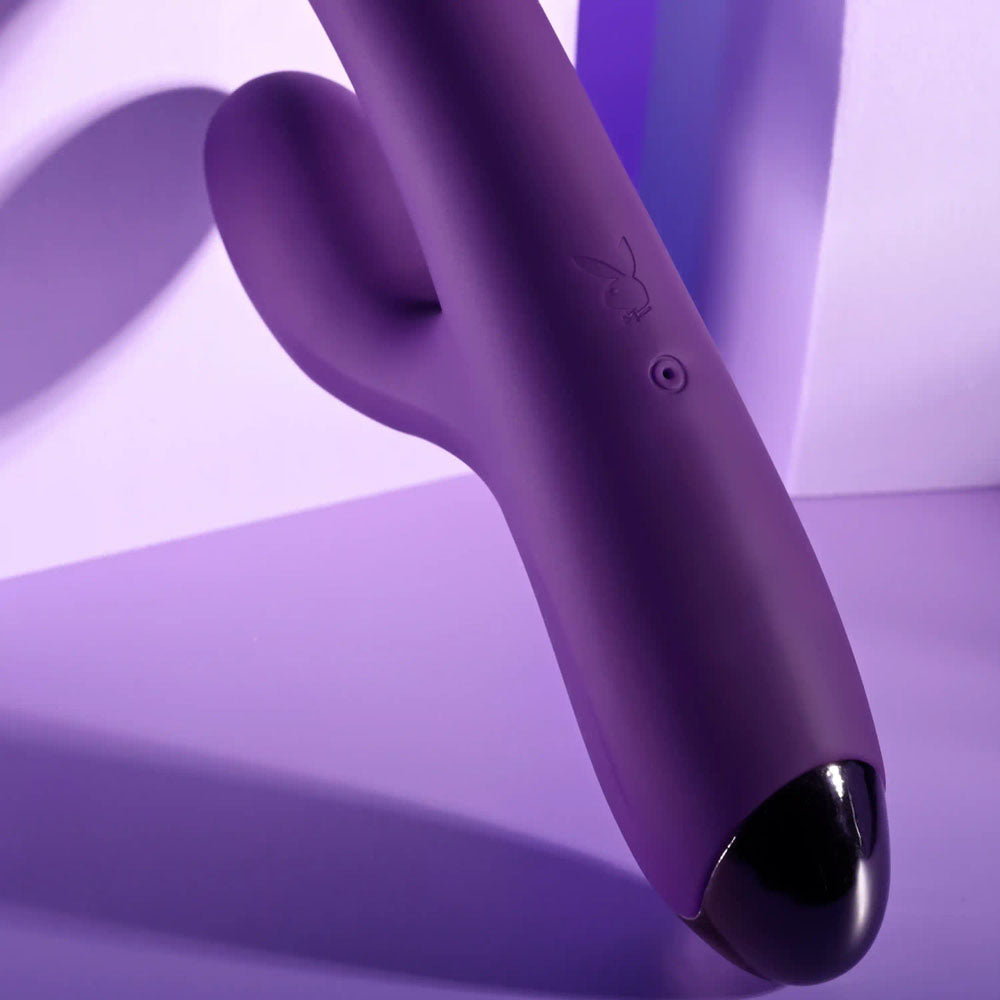 Playboy Pleasure NEW CRUSH -  20.6 cm USB Rechargeable Rabbit Vibrator