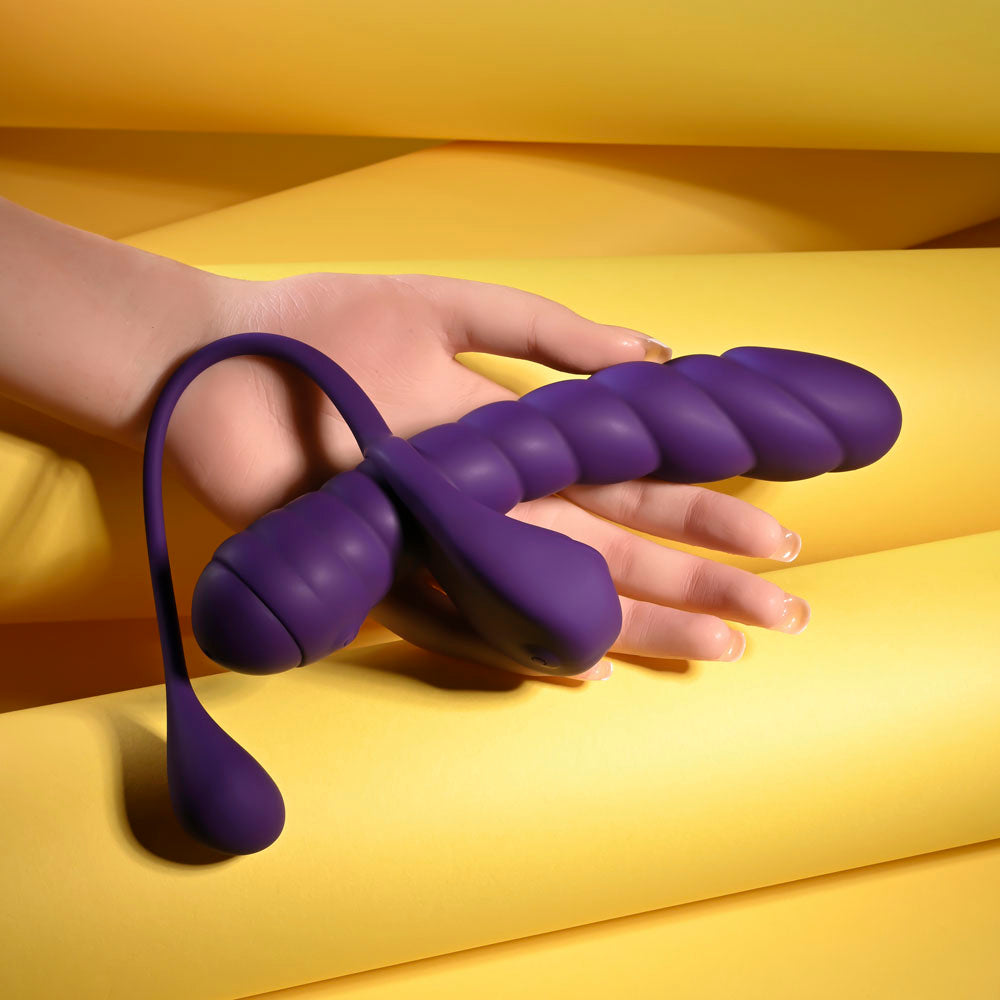 Playboy Pleasure TWISTED PLAYGROUND -  USB Rechargeable Vibrator and Cock Ring Kit