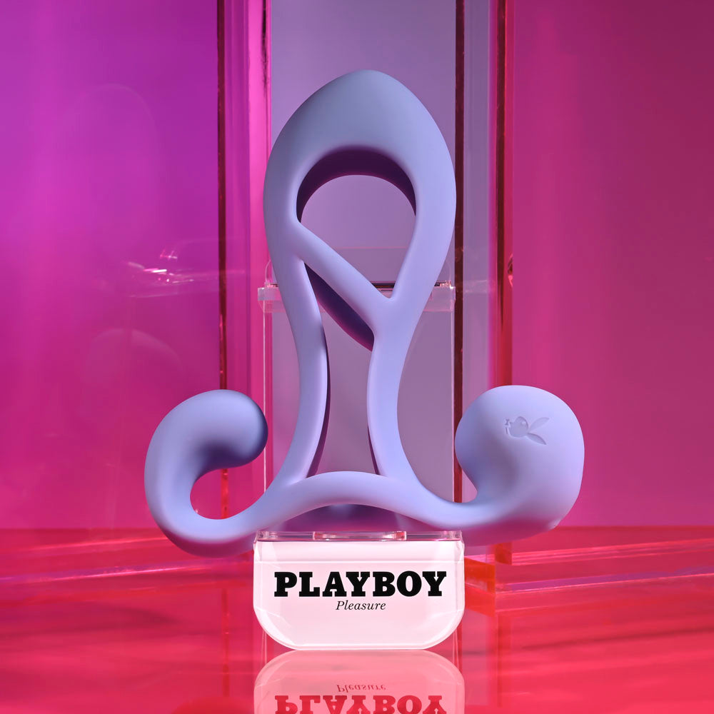Playboy Pleasure FANTASY CAGE -  USB Rechargeable Vibrating Penis Sleeve