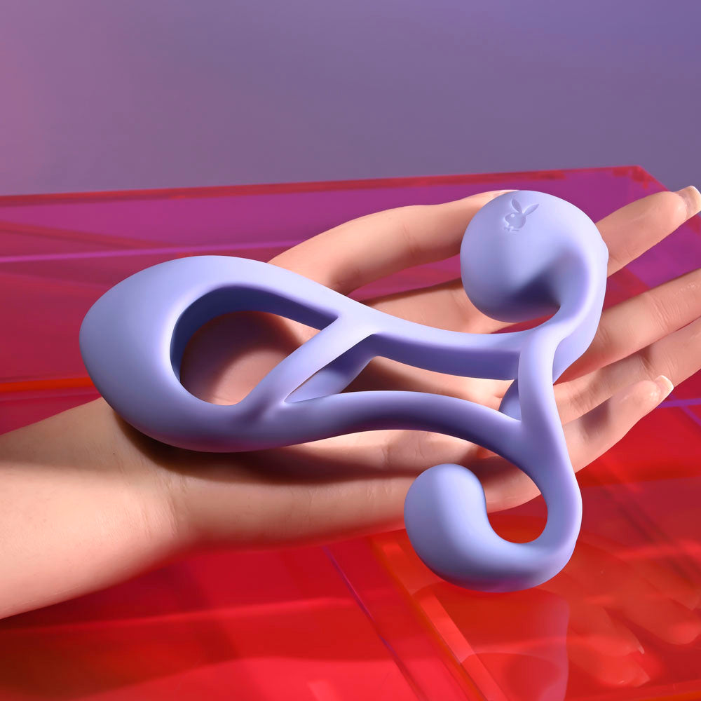 Playboy Pleasure FANTASY CAGE -  USB Rechargeable Vibrating Penis Sleeve
