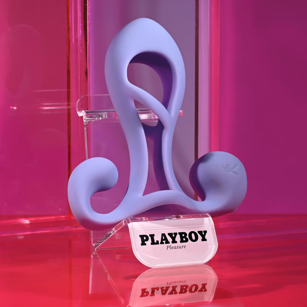 Playboy Pleasure FANTASY CAGE -  USB Rechargeable Vibrating Penis Sleeve