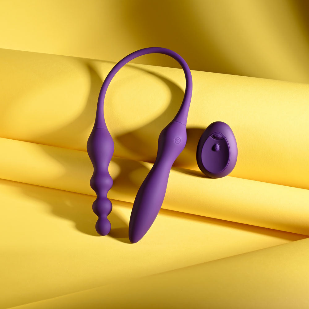 Playboy Pleasure THIS & THAT -  60 cm USB Rechargeable Flexible Dual Ended Vibrator