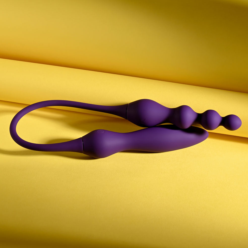 Playboy Pleasure THIS & THAT -  60 cm USB Rechargeable Flexible Dual Ended Vibrator