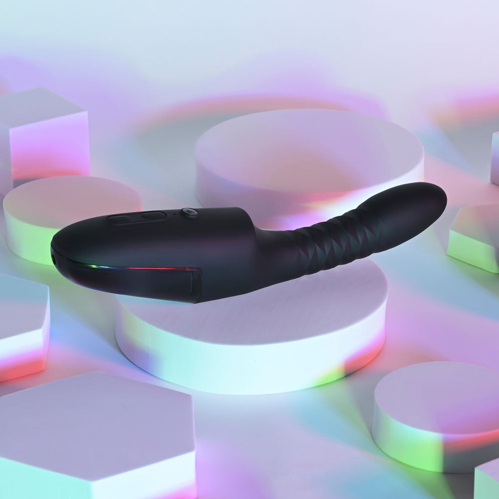 Playboy Pleasure OVERDRIVE -  28.2 cm USB Rechargeable Thrusting Vibrator