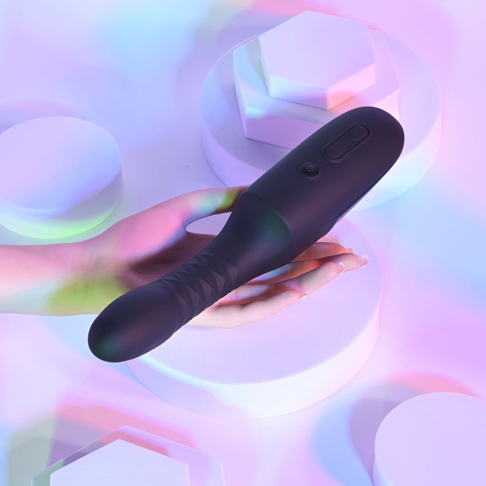 Playboy Pleasure OVERDRIVE -  28.2 cm USB Rechargeable Thrusting Vibrator