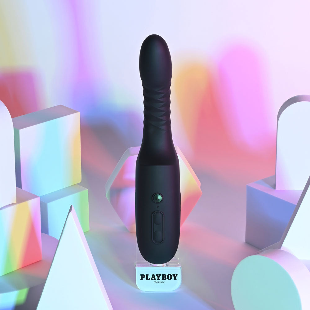 Playboy Pleasure OVERDRIVE -  28.2 cm USB Rechargeable Thrusting Vibrator