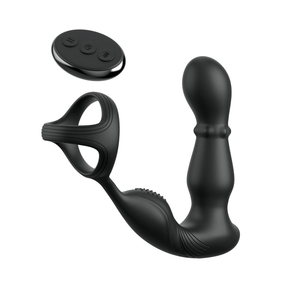 Anal Fantasy Elite Ass-Gasm Slide & Glide -  USB Rechargeable Prostate Massage with Cock Ring