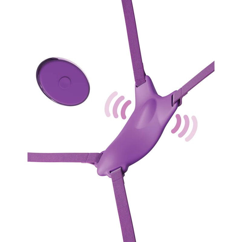 Fantasy For Her Ultimate Butterfly Strap-On -  USB Rechargeable Strap-On Stimulator