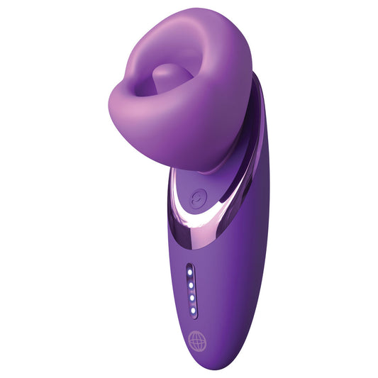 Fantasy For Her Pleasure Sucker -  USB Rechargeable Sucking, Licking & Vibrating Stimulator