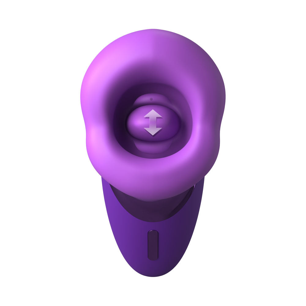 Fantasy For Her Pleasure Sucker -  USB Rechargeable Sucking, Licking & Vibrating Stimulator