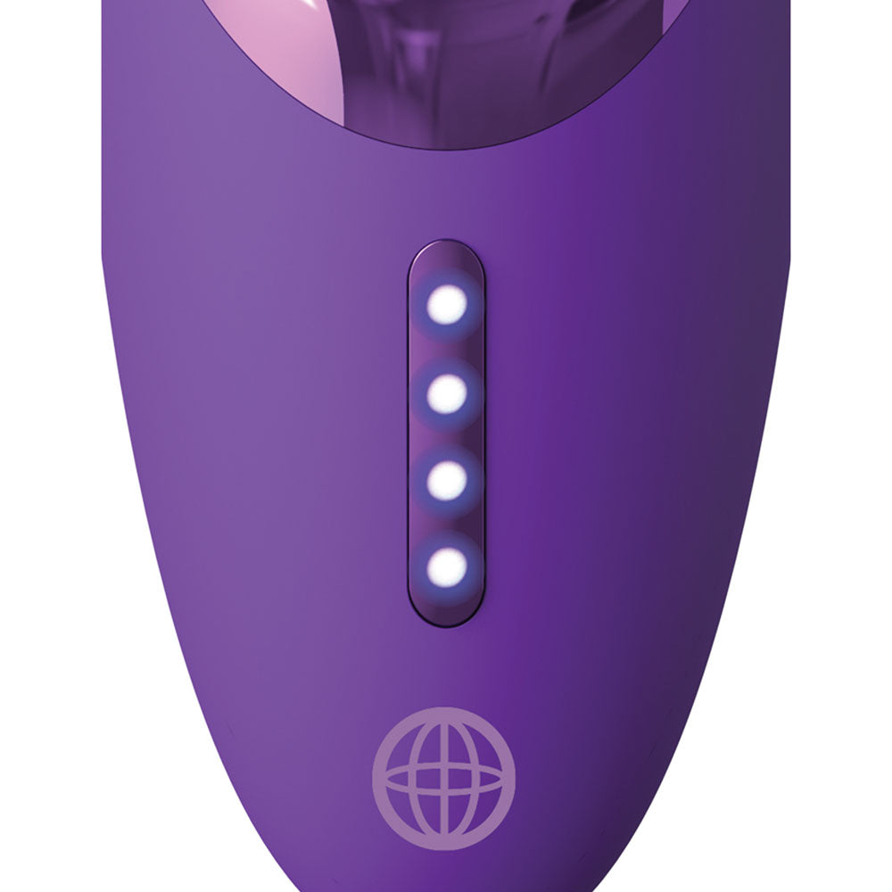 Fantasy For Her Pleasure Sucker -  USB Rechargeable Sucking, Licking & Vibrating Stimulator