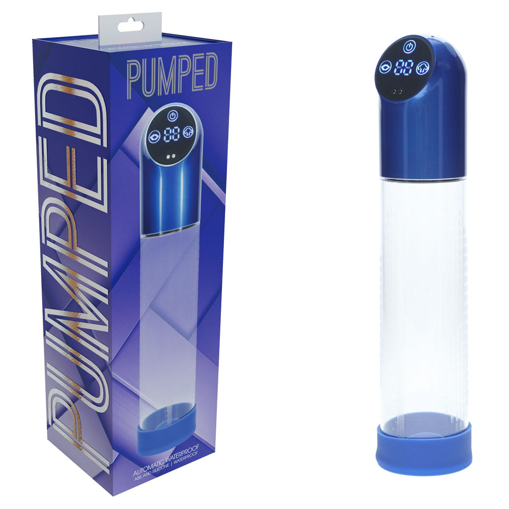 PUMPED Automatic Waterproof Pump - Metal  - /Clear USB Rechargeable Automatic Penis Pump