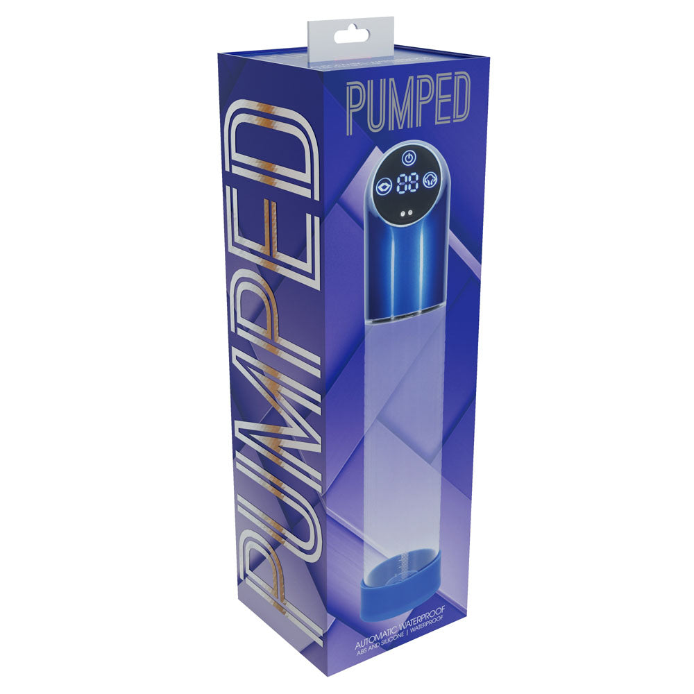 PUMPED Automatic Waterproof Pump - Metal  - /Clear USB Rechargeable Automatic Penis Pump