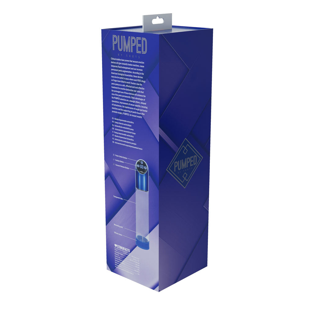 PUMPED Automatic Waterproof Pump - Metal  - /Clear USB Rechargeable Automatic Penis Pump