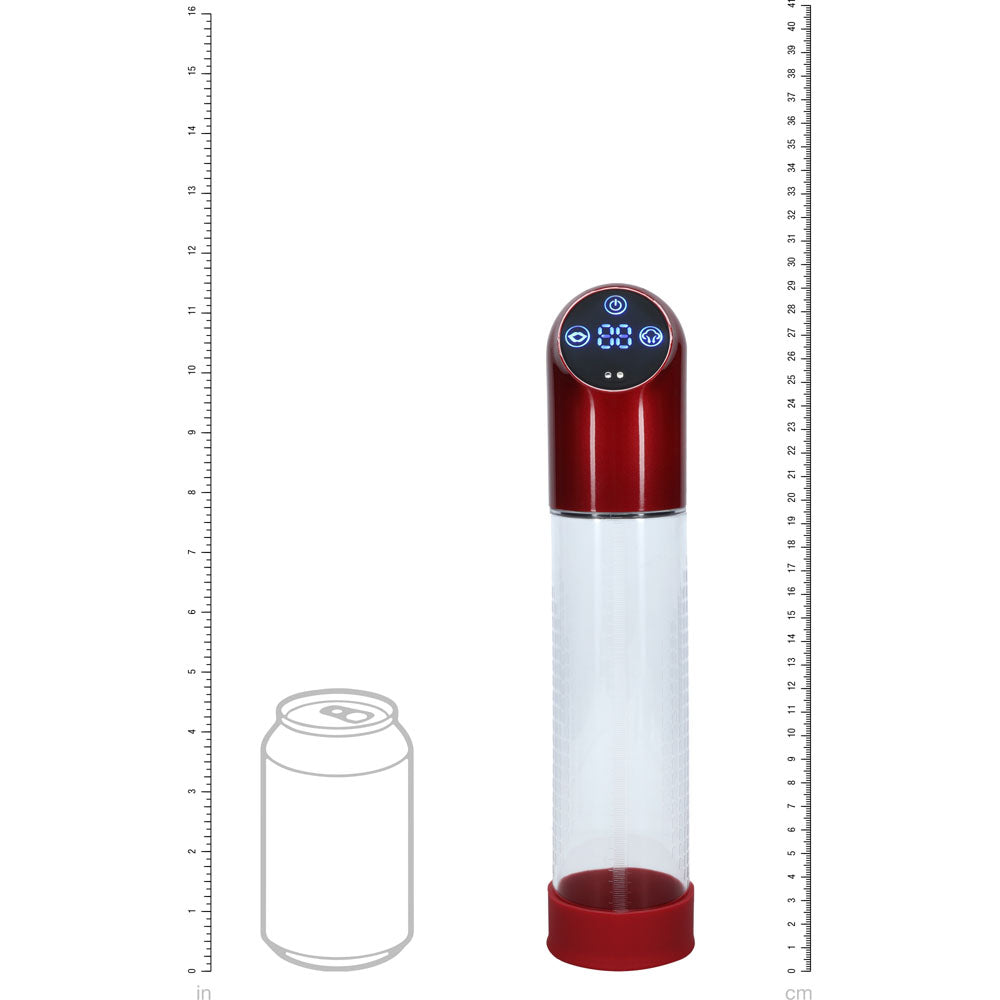 PUMPED Automatic Waterproof Pump - Metal  - /Clear USB Rechargeable Automatic Penis Pump