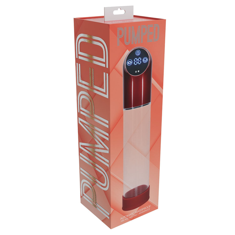 PUMPED Automatic Waterproof Pump - Metal  - /Clear USB Rechargeable Automatic Penis Pump