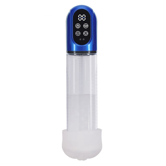 PUMPED Engage Automatic Penis Pump -  - Metallic  USB Rechargeable Auto Penis Pump