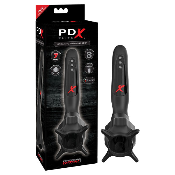PDX Elite Vibrating Roto-Sucker -  Vibrating Head Masturbator