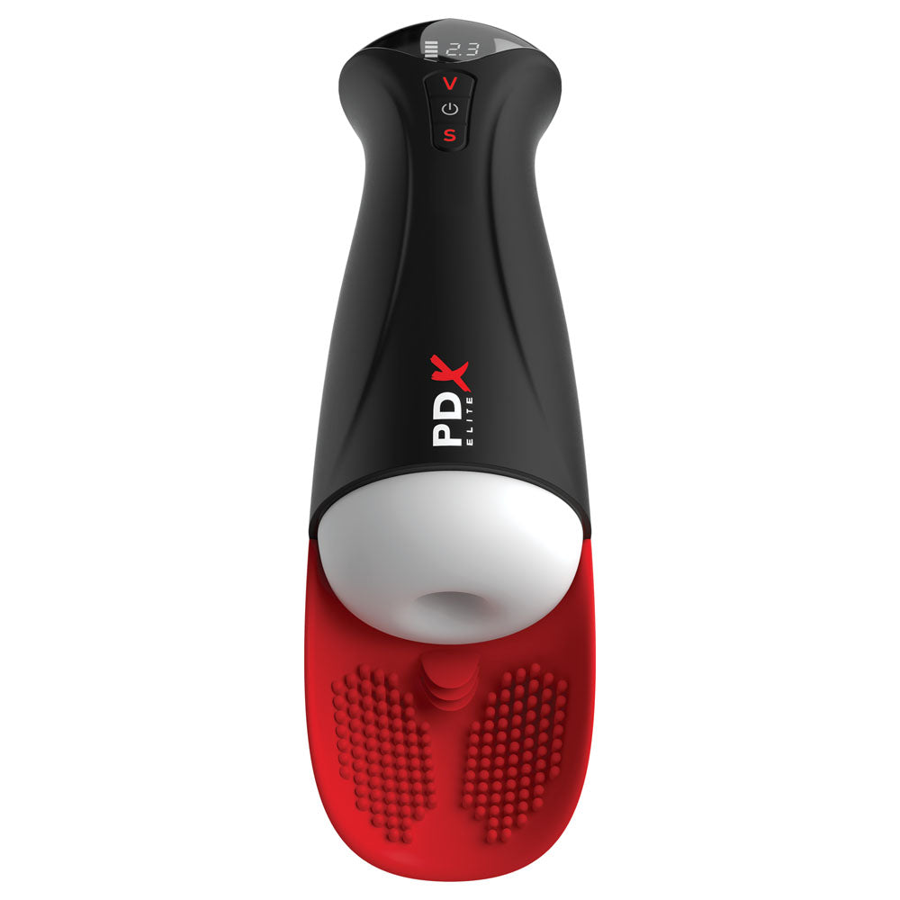 PDX Elite Fap-O-Matic Pro XL - /Red -  USB Rechargeable Auto Stroker