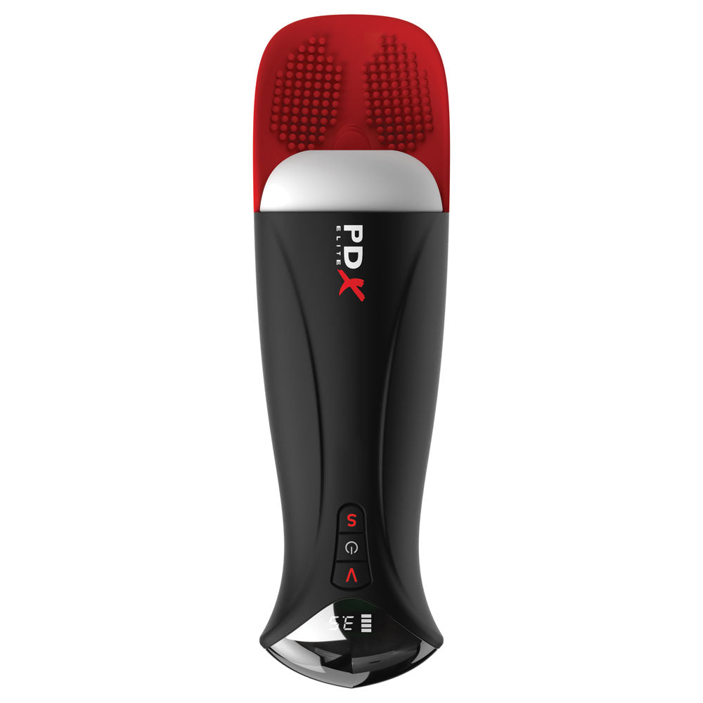 PDX Elite Fap-O-Matic Pro XL - /Red -  USB Rechargeable Auto Stroker