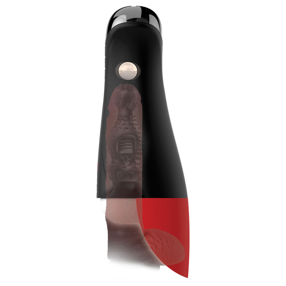 PDX Elite Fap-O-Matic Pro XL - /Red -  USB Rechargeable Auto Stroker