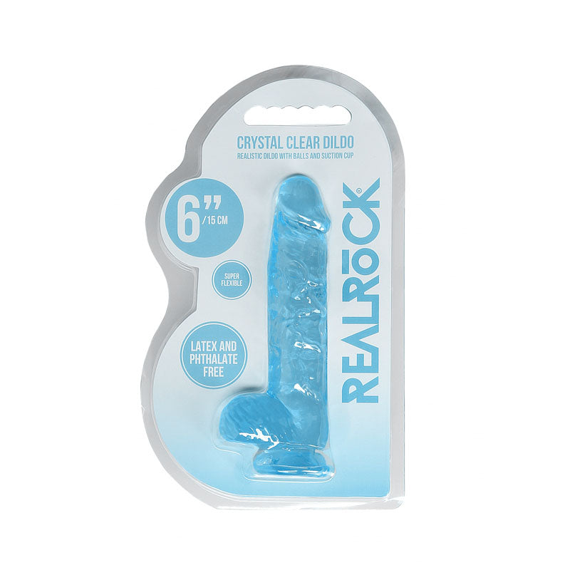 REALROCK 6'' Realistic Dildo With Balls -  15.2 cm Dong