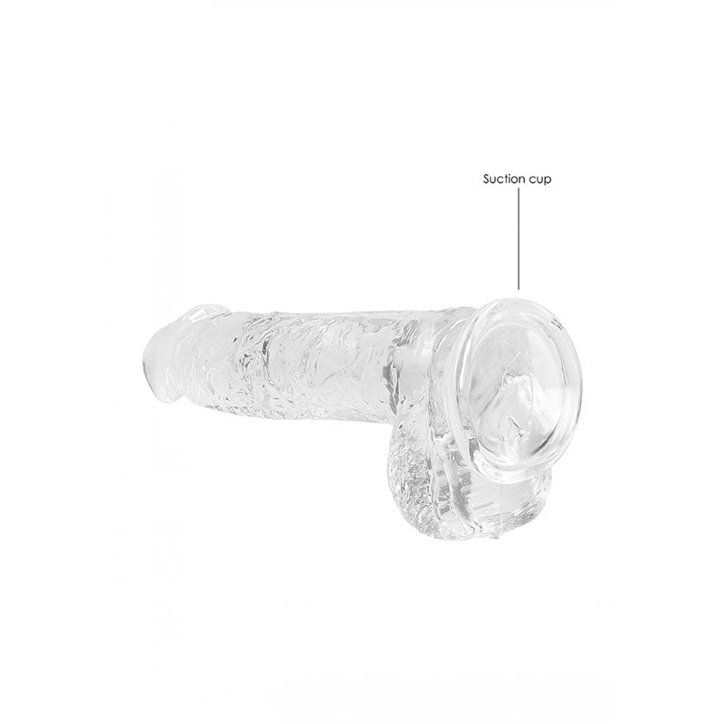REALROCK 6'' Realistic Dildo With Balls -  15.2 cm Dong