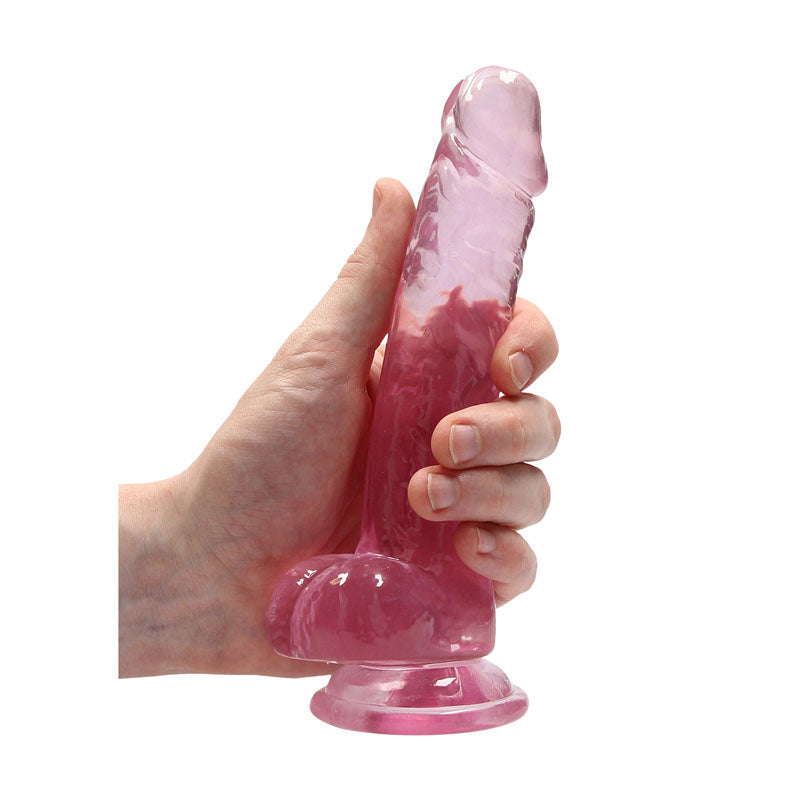 REALROCK 7'' Realistic Dildo With Balls -  17.8 cm Dong