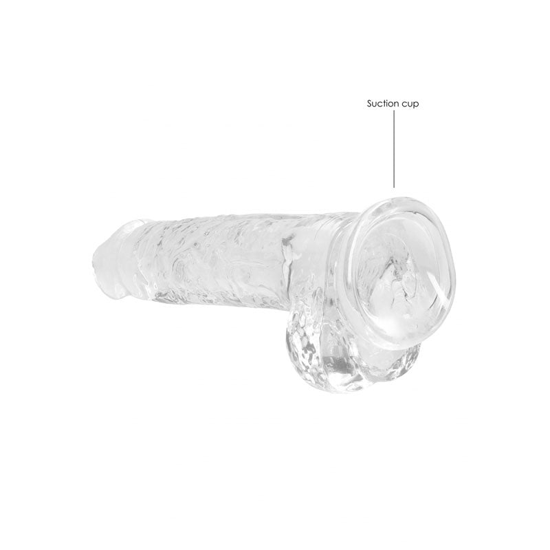 REALROCK 8'' Realistic Dildo With Balls -  20.3 cm Dong