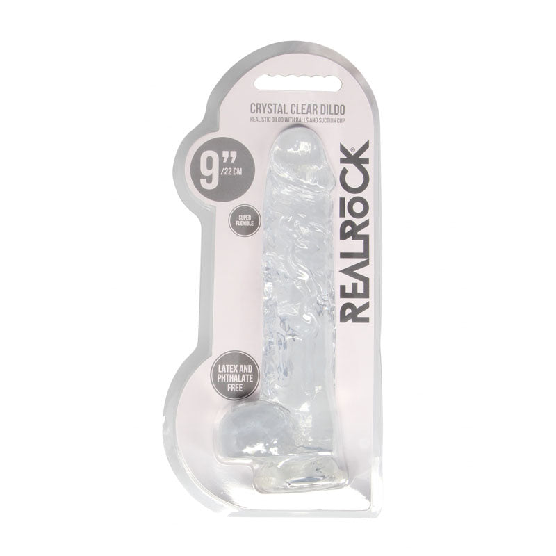 RealRock 9'' Realistic Dildo With Balls -  22.9 cm Dong