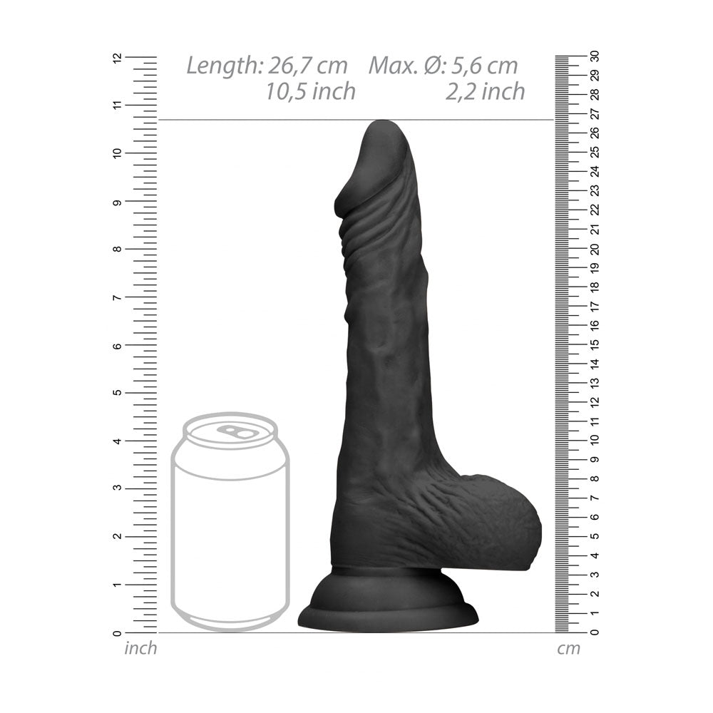 REALROCK 10'' Realistic Dong with Balls -  -  25.4 cm Dong